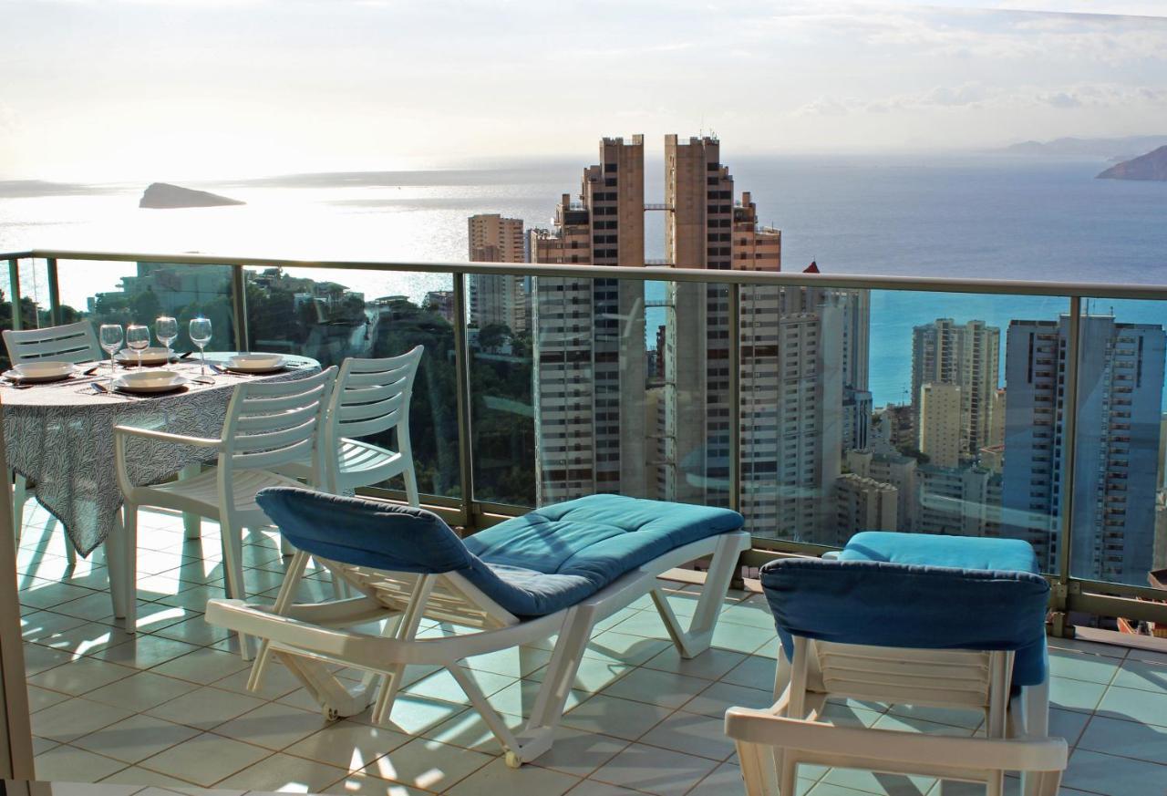 Skyline 26 Stunning Sea Views From A 2-Bedroom Apartment On The 26Th Floor Benidorm Buitenkant foto