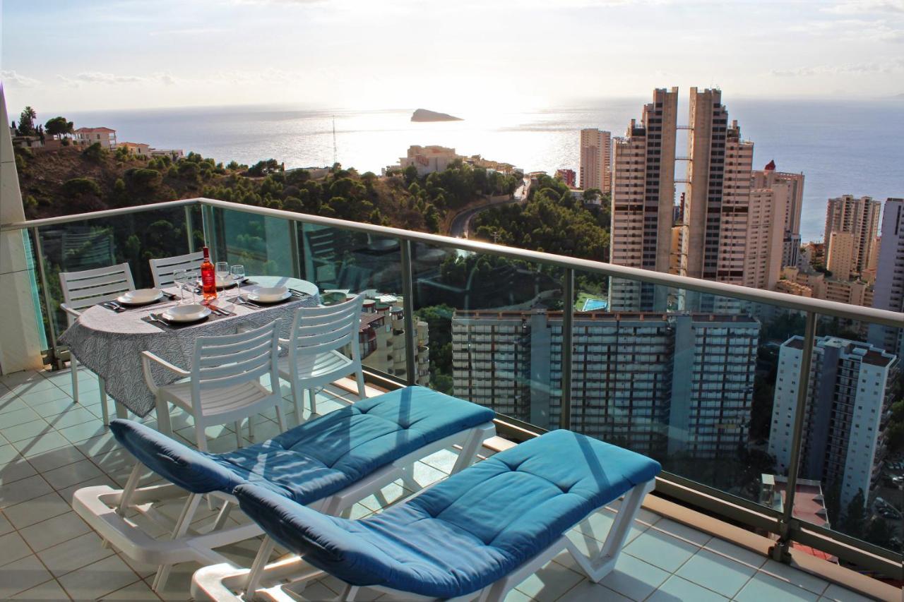 Skyline 26 Stunning Sea Views From A 2-Bedroom Apartment On The 26Th Floor Benidorm Buitenkant foto