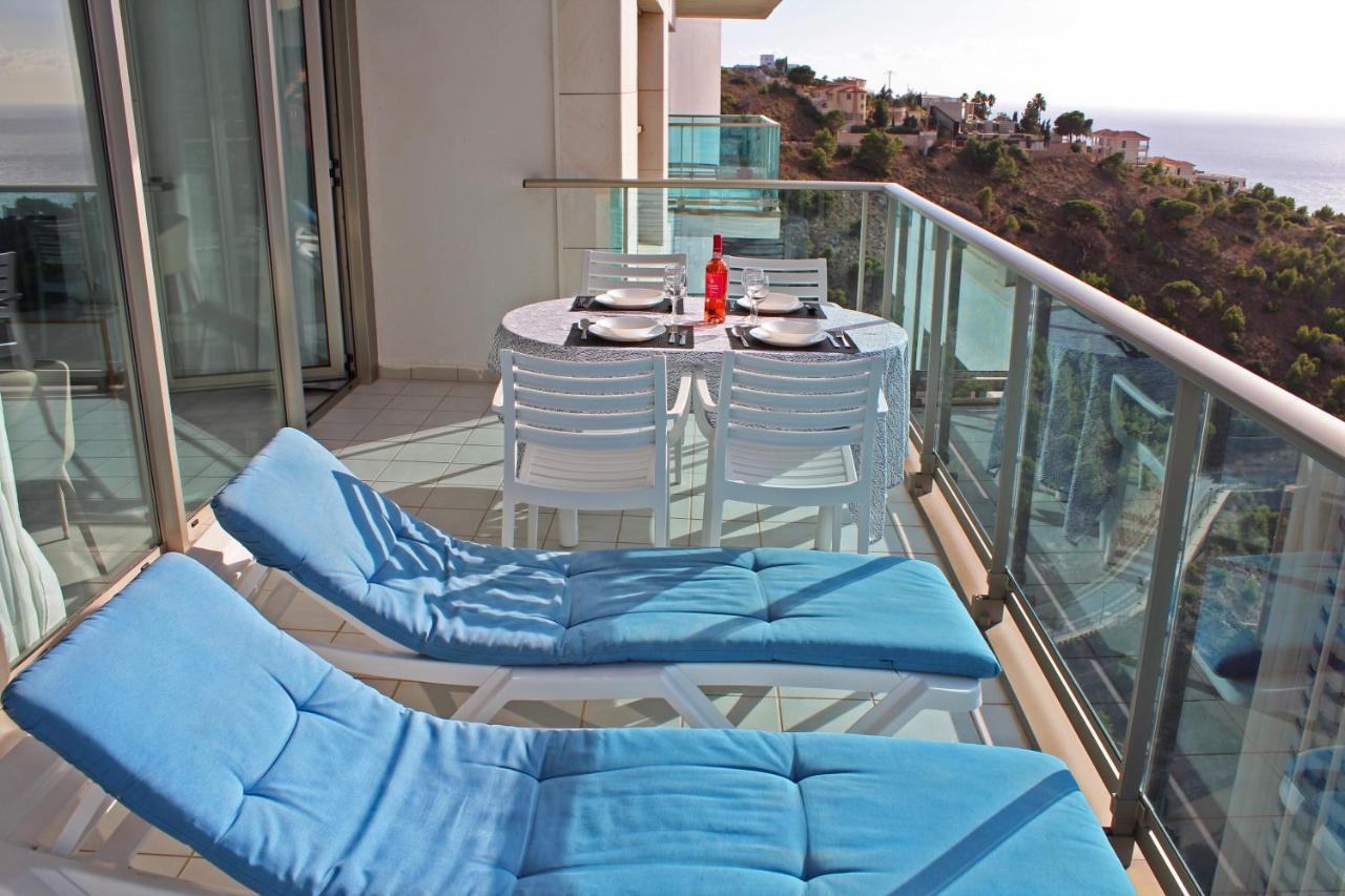Skyline 26 Stunning Sea Views From A 2-Bedroom Apartment On The 26Th Floor Benidorm Buitenkant foto