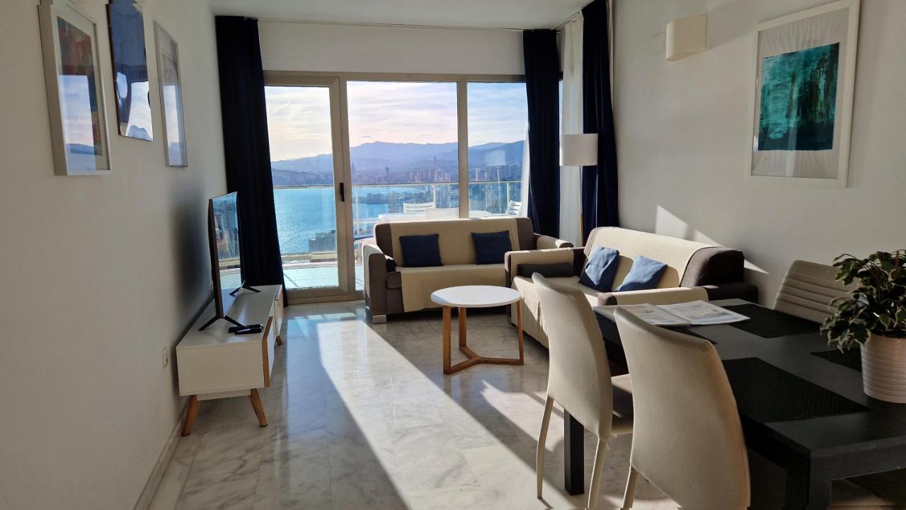 Skyline 26 Stunning Sea Views From A 2-Bedroom Apartment On The 26Th Floor Benidorm Buitenkant foto